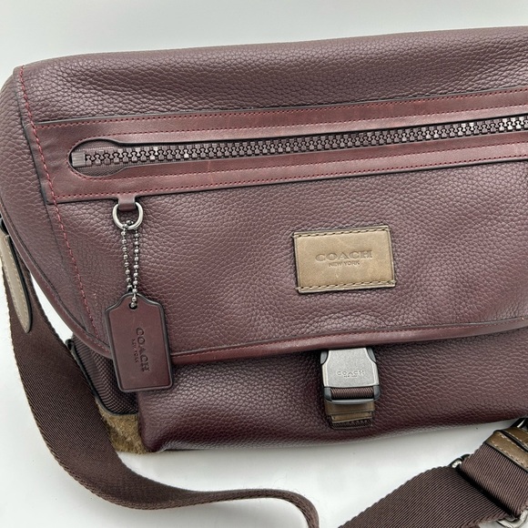 RARE Coach Brown Leather Manhattan Bike Bag - Picture 3 of 9